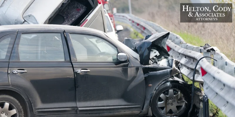 Who Is at Fault in a Multi-Car Pileup on I-40, North Carolina?